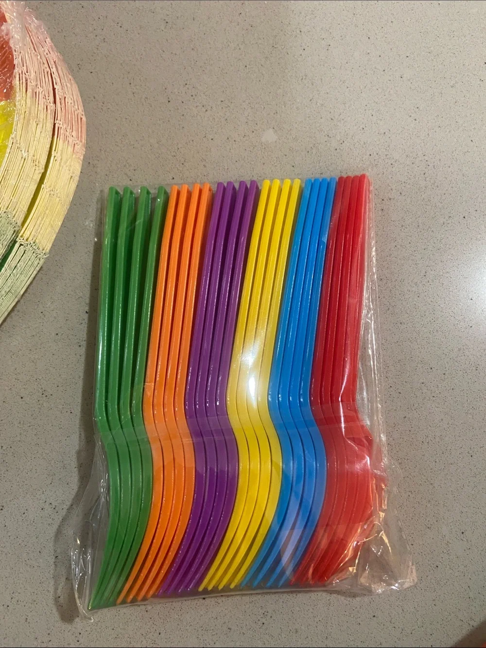 Rainbow Pride Paper Party Set - Multicolor Cups, Plates, Napkins & Cutlery